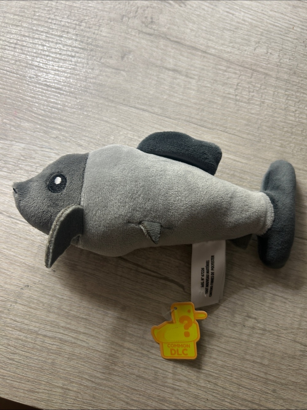 Fisch Brand Gray Plush Fish